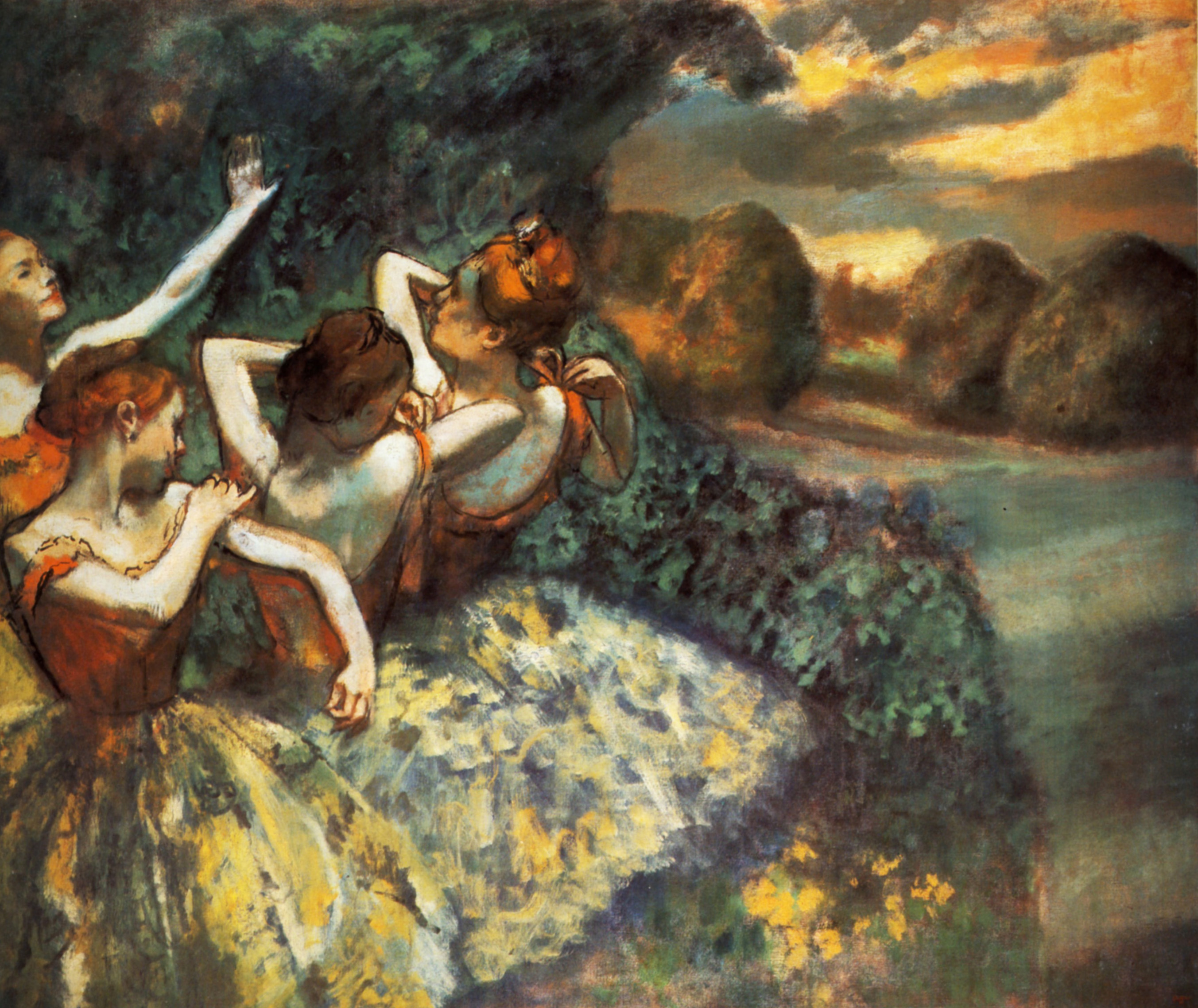 Four Dancers 1900